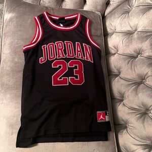Black and Red Jordan 23 Basketball Jersey. Youth size S
